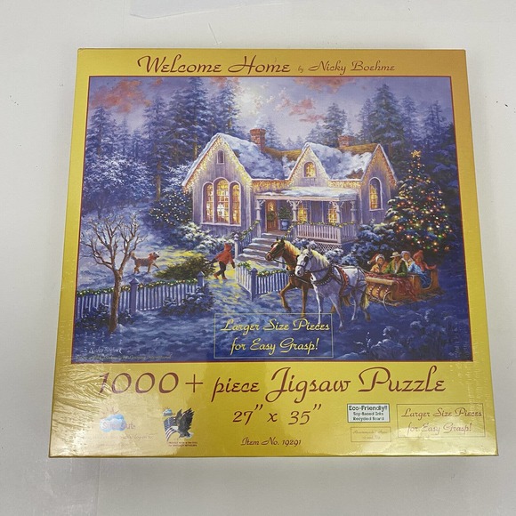 Nicky Boehme Other - Nicky Boehme Welcome Home 1000 Piece Jigsaw Puzzle 27x35" Larger Pieces Sunsout
